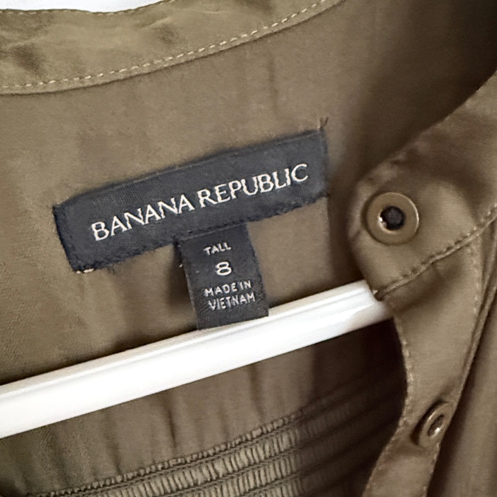 Banana Republic Dark Olive Maxi Dress - Picture 2 of 6